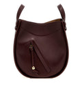 Hammock leather shoulder bag