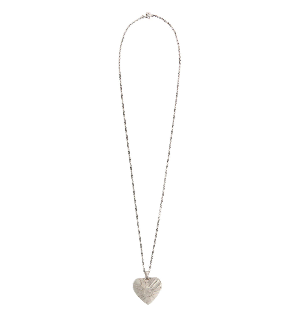 Heart Mirror Pendant Necklace