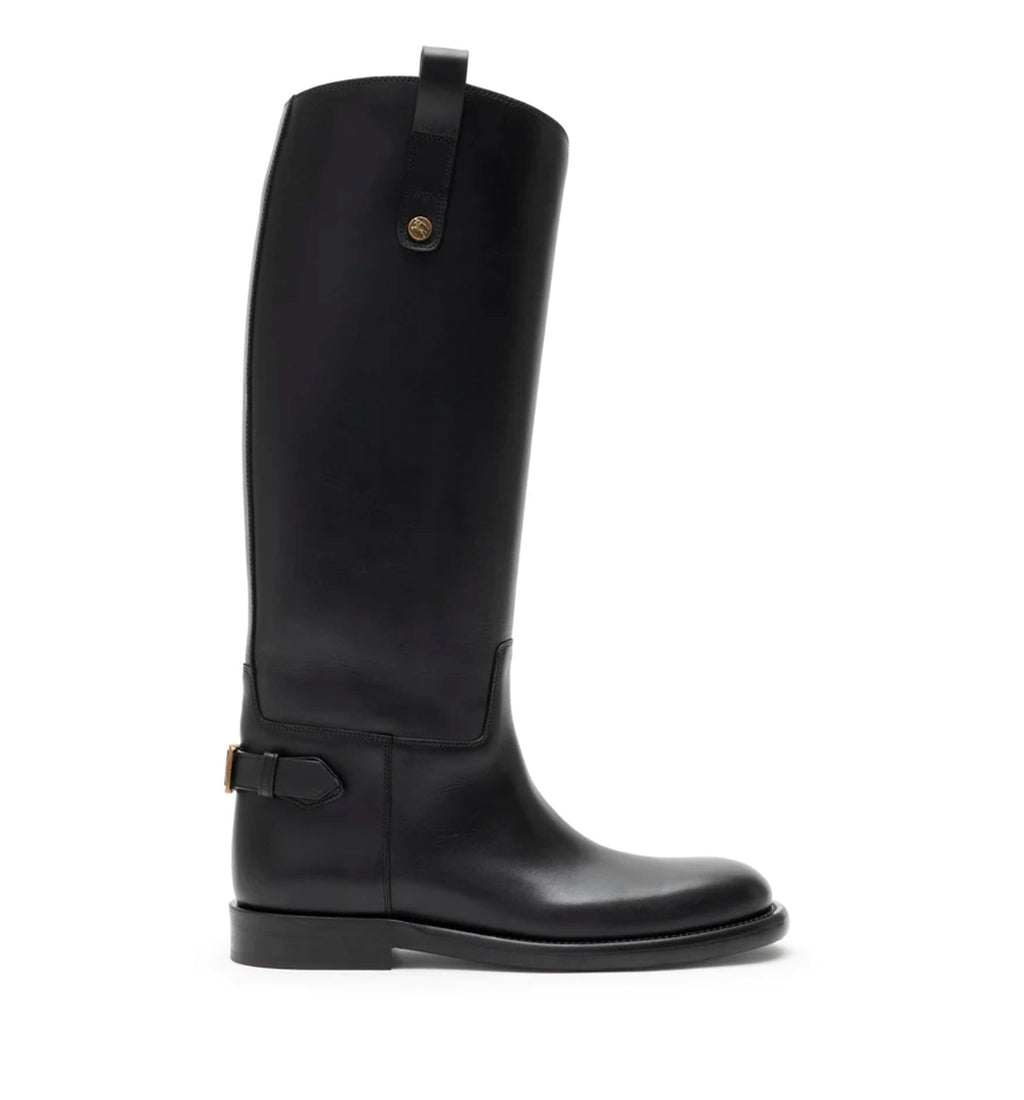 Leather Cavalier Boots