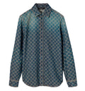 GG cotton denim jacquard shirt