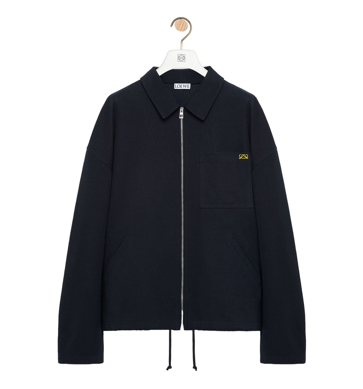 Zip-up jacket in cotton