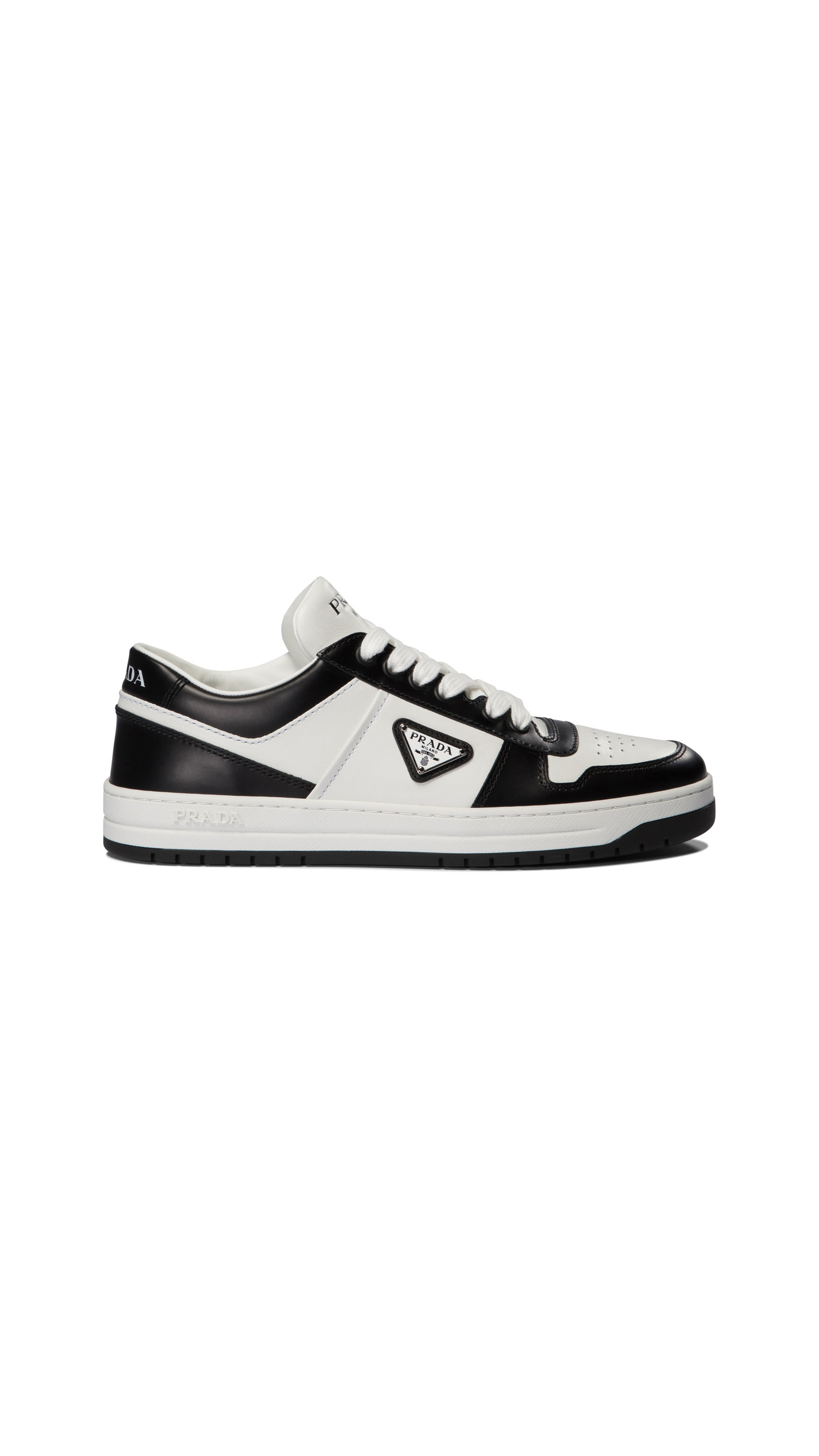 Downtown Leather Sneakers - White/Black