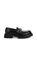 Men's Loafer with Interlocking G - Black