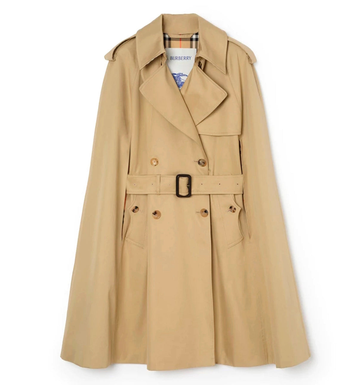 Gabardine Belmont Trench Cape