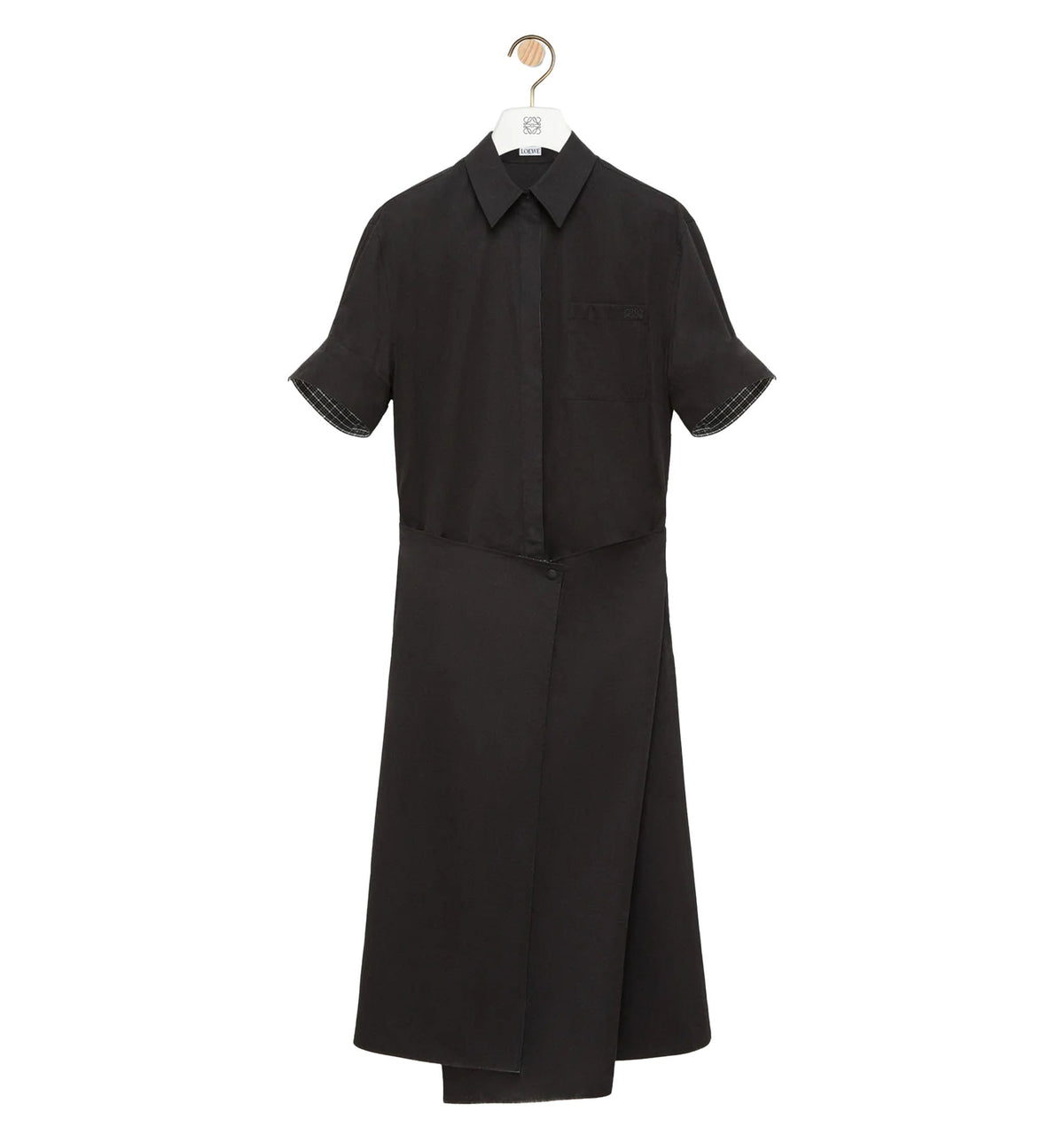 Dress in cotton and silk