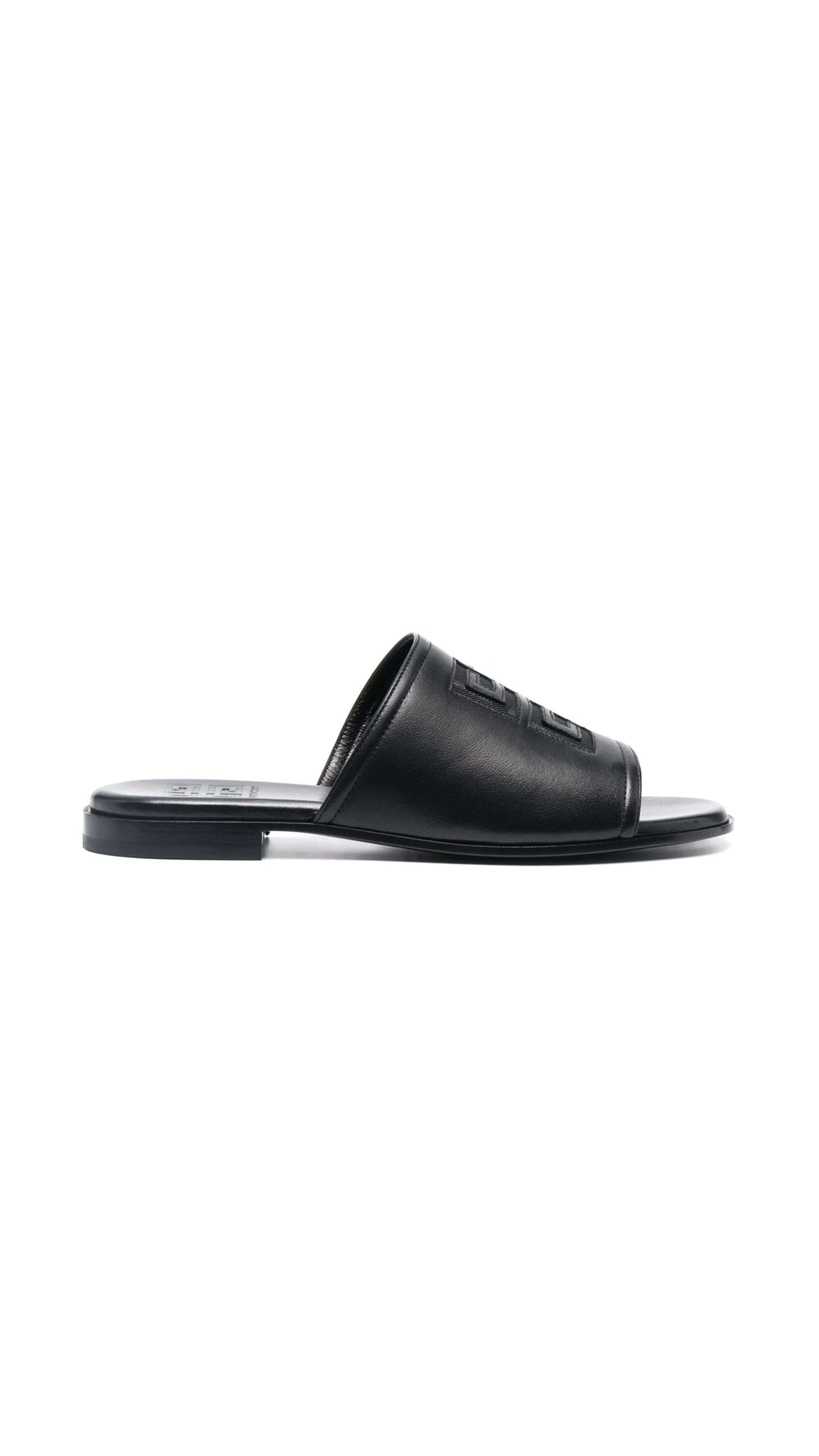 4G Open-Toe Sandals - Black