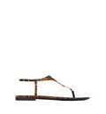 Cassandra Sandals In Leopard Grosgrain