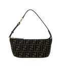 Embroidered jacquard small Vanity handbag
