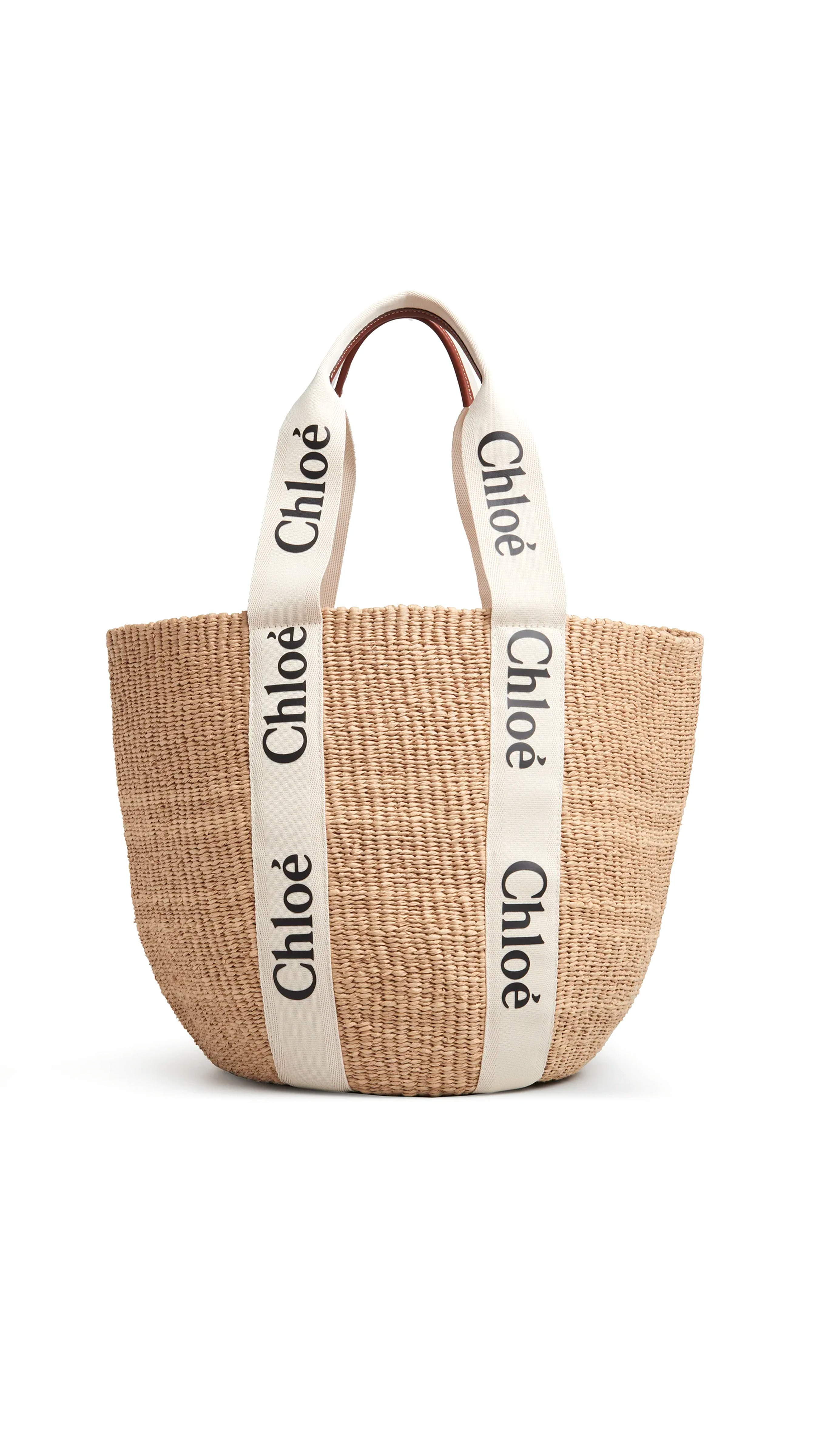 Large Woody Basket - White