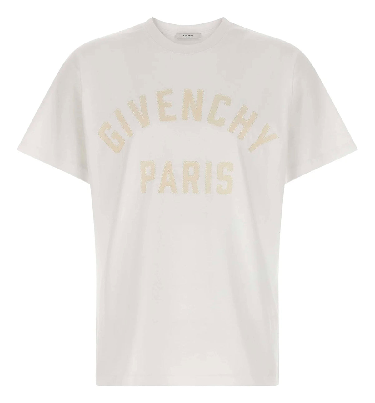 T-shirt in cotton with Givenchy Paris embroidery