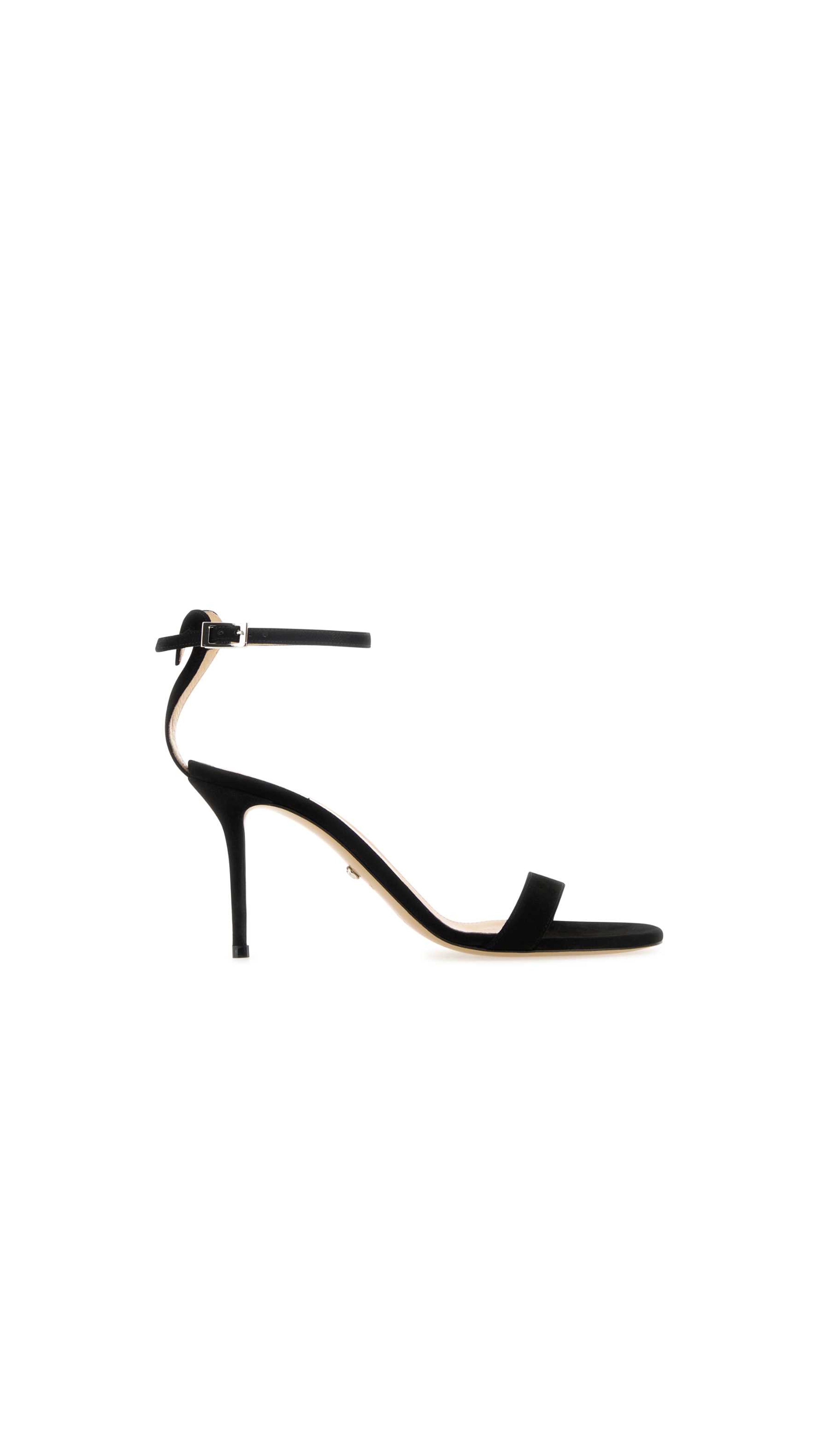 Suede Sandals - Black