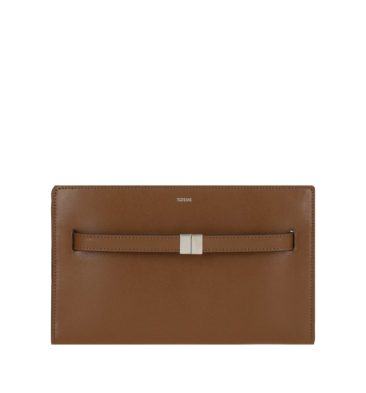 Beige Belted Small Crossbody Bag