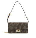 Baguette Wallet on Chain shoulder bag in FF jacquard fabric
