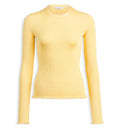 Silk Ribbed Knit Top