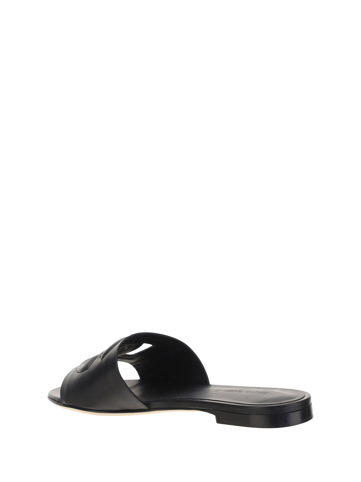 Calfskin Slides with DG Millennials Logo