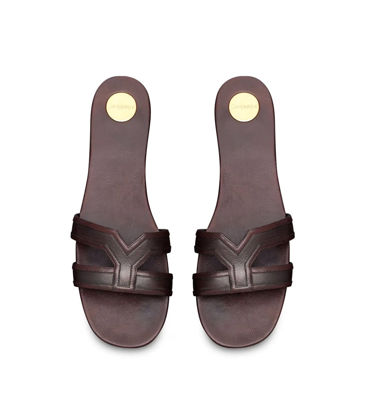 Mabrouka Slides In Smooth Leather