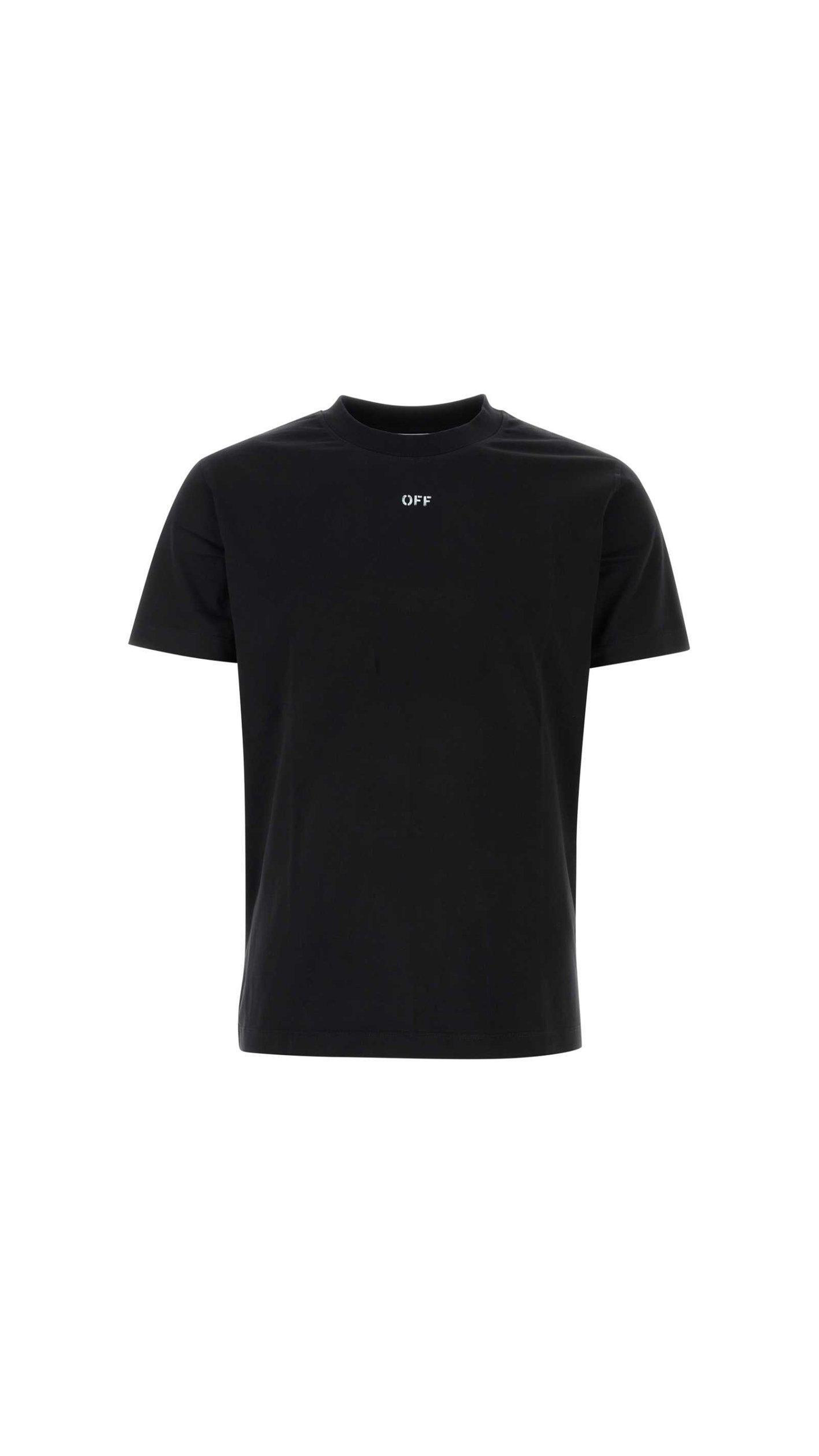 Off Stitch Slim S/S Tee - Black