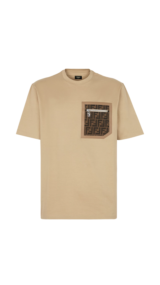 FF Pocket Jersey T-shirt - Beige