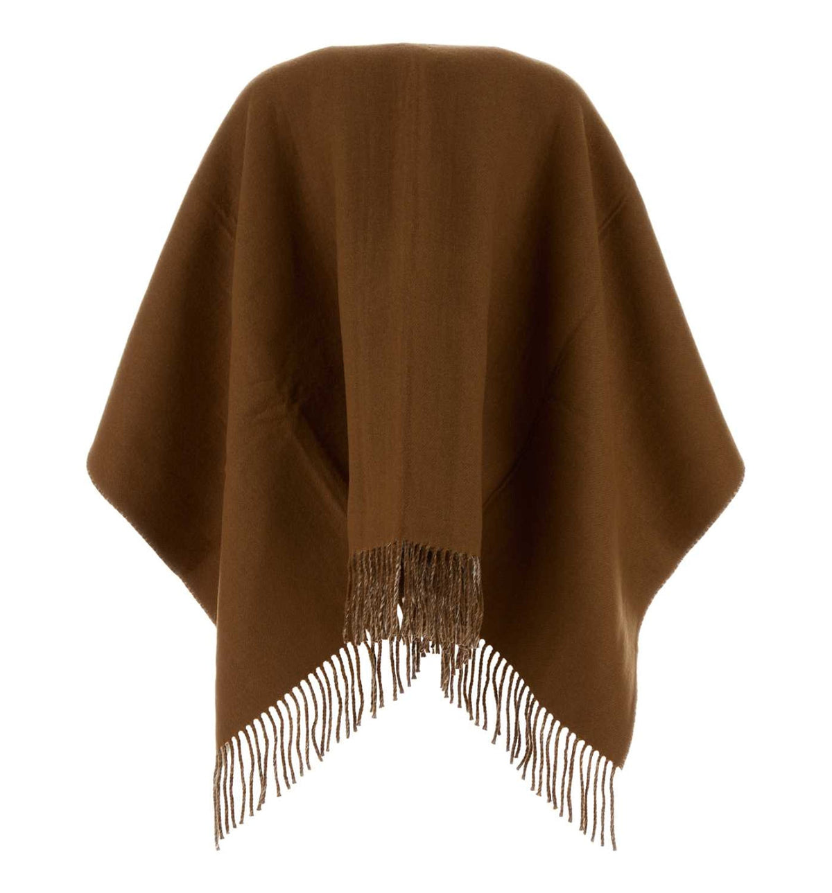 Wool-Cashmere Reversible Cape