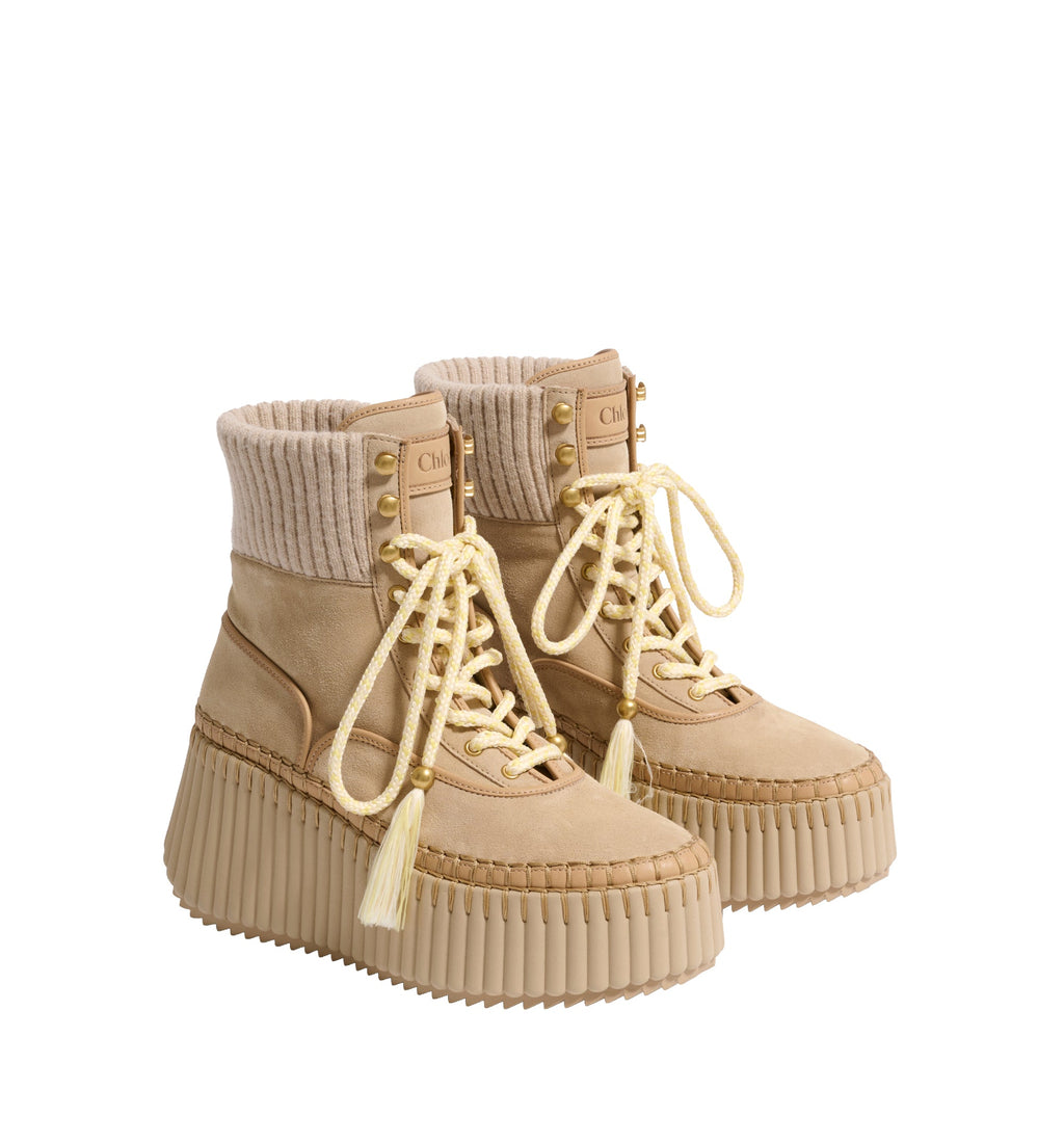 Nama Wedge Ankle Boots