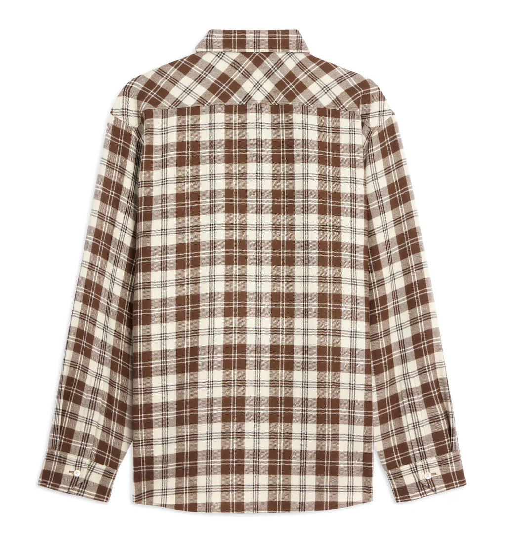 Relaxed Shirt in Checked Wool