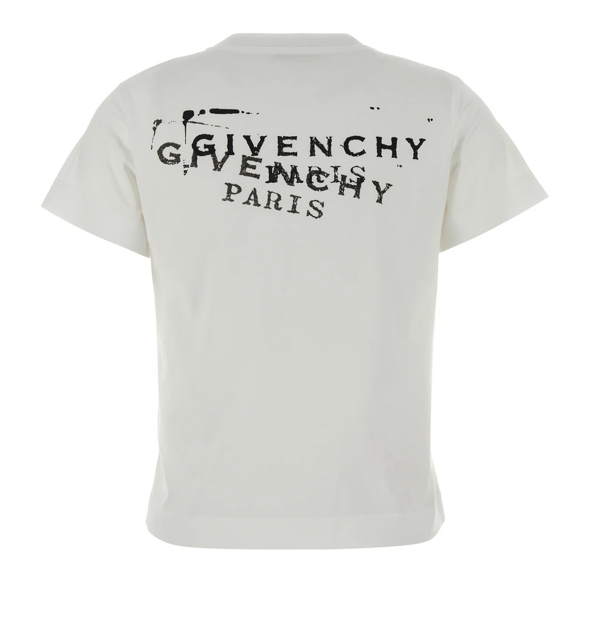 T-shirt In Cotton With Givenchy Stamp Print