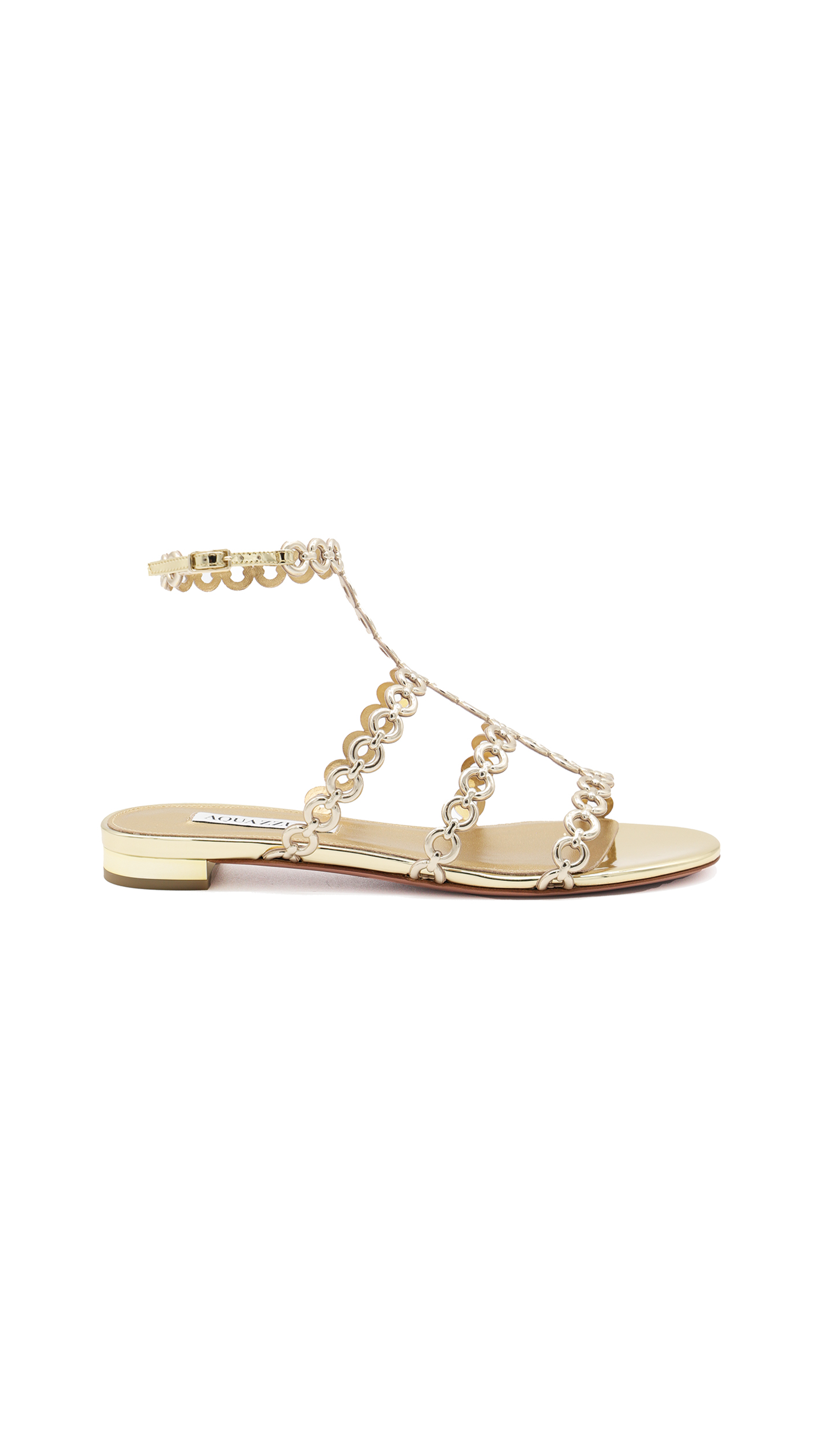 Infinity Chain Sandals - Gold