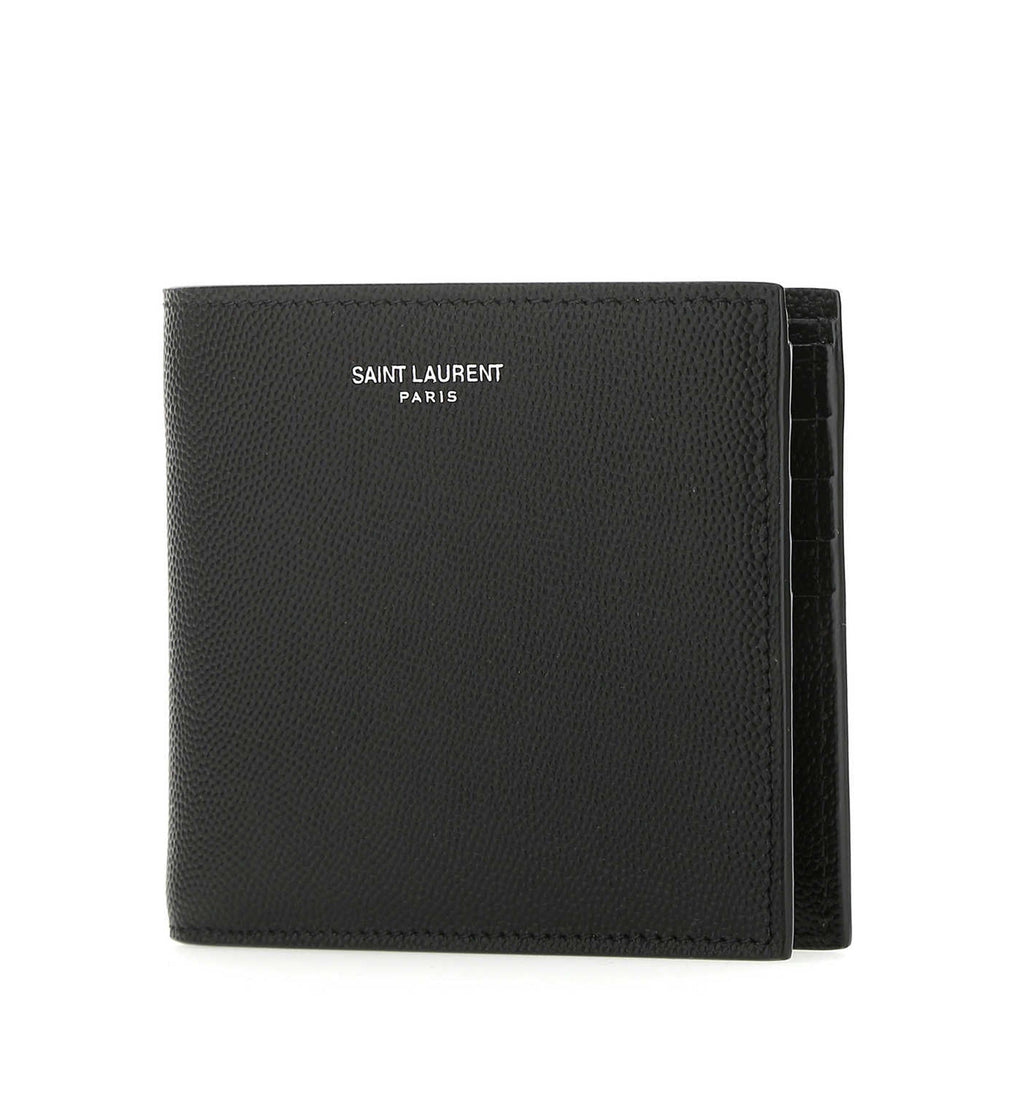East/West Wallet In Grain De Poudre Leather