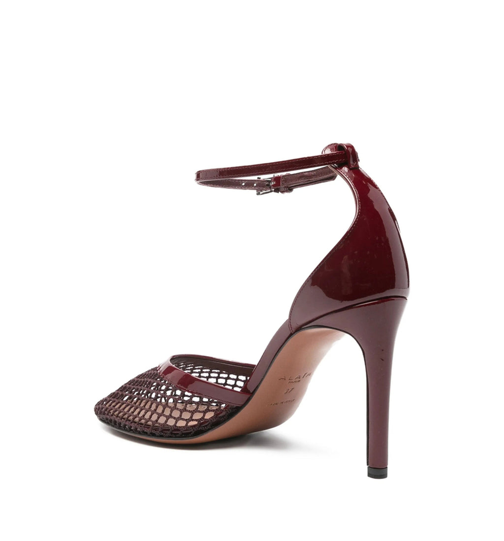 High Fishnet Pumps