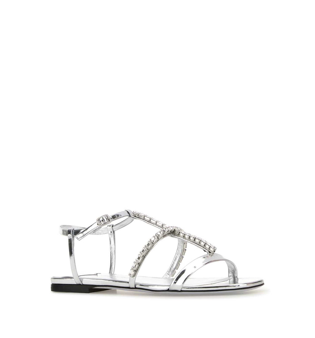 Gwyn Flat Leather Sandals
