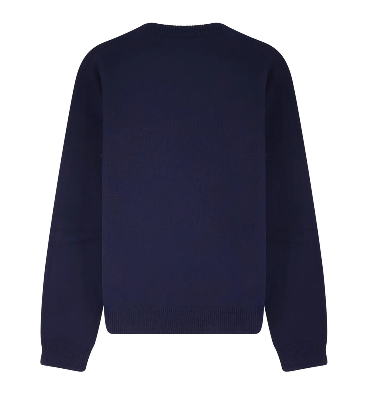 Knit Wool Sweater With Intarsia