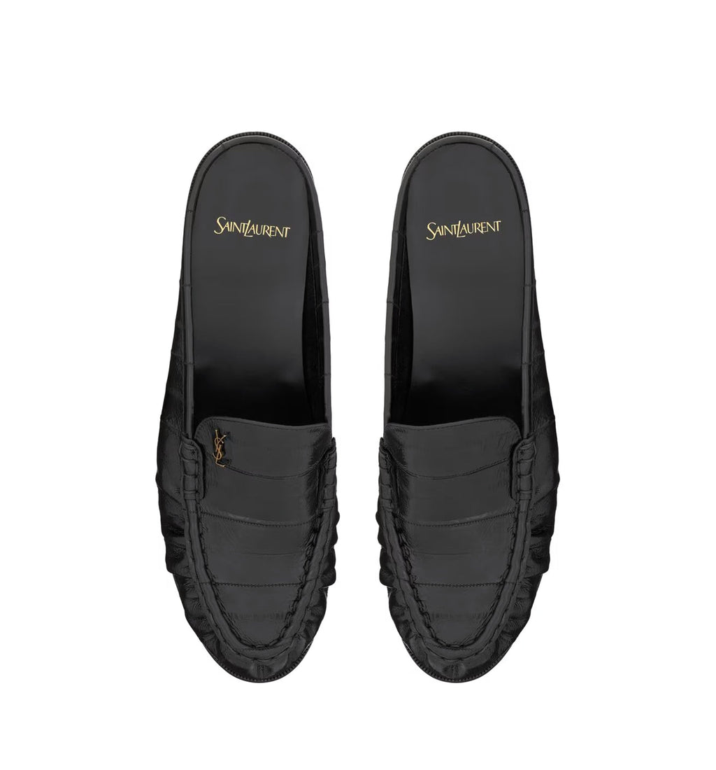 Le Loafer Mules in Eel