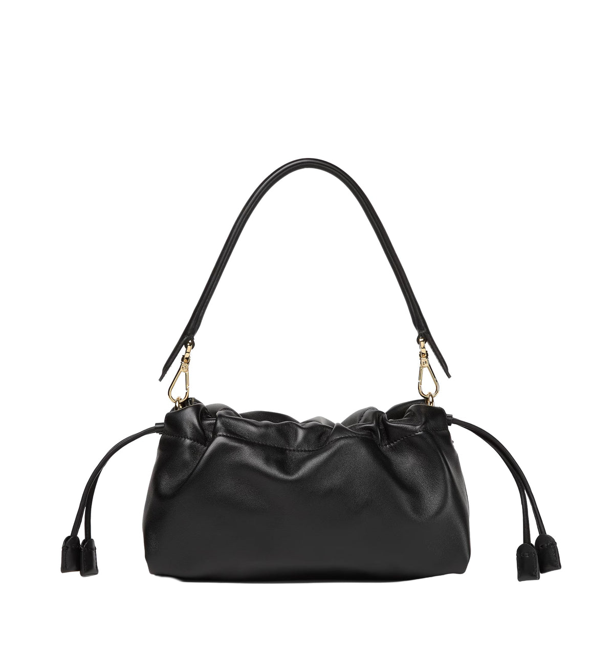 Baguette Soft Medium Black Nappa Leather Bag