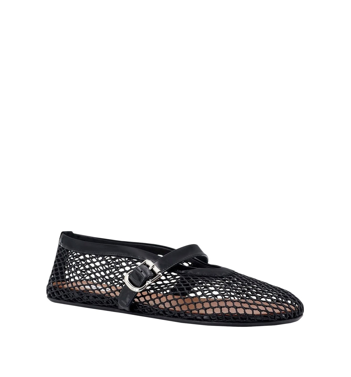 Ballet Flats In Fishnet