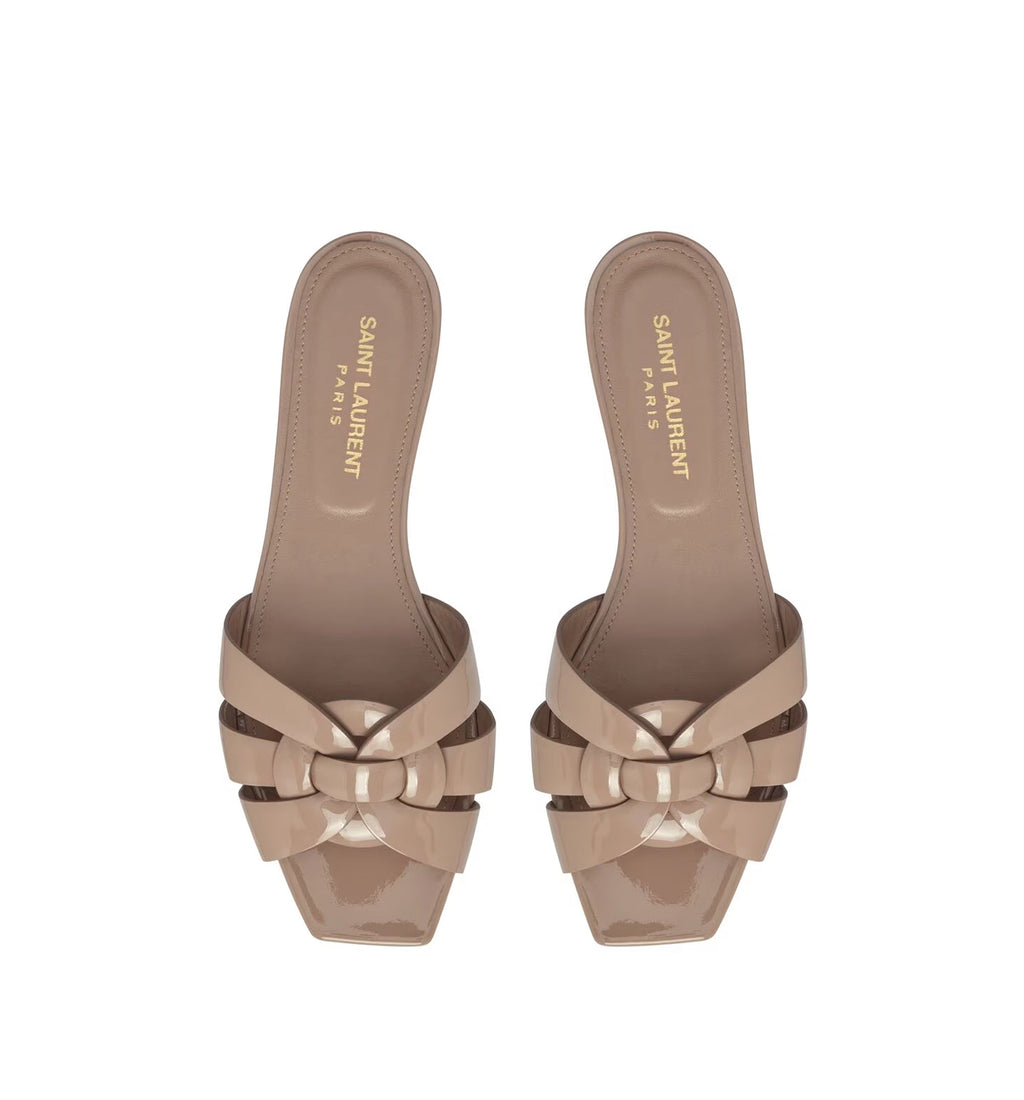 Tribute Sandals In Patent Leather