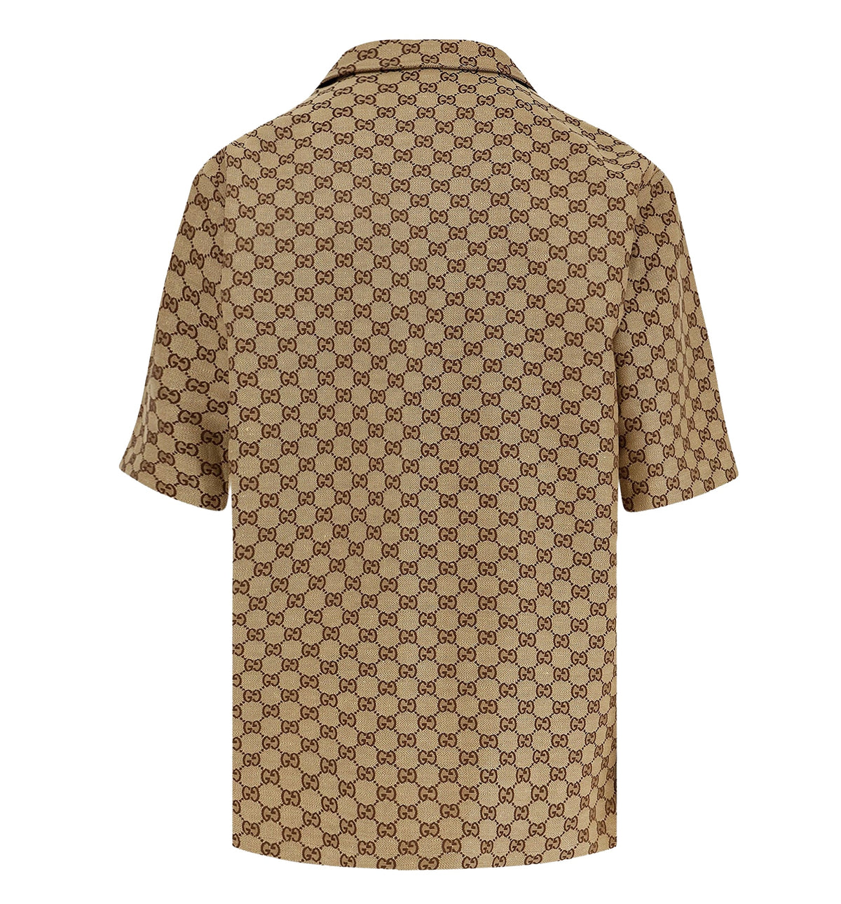 GG Linen Blend Canvas Shirt