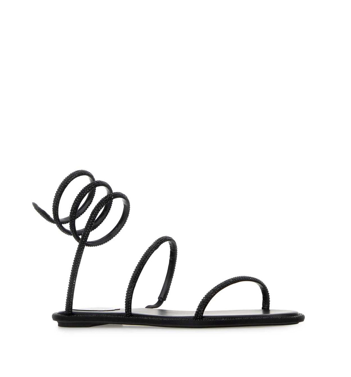 Embellished Satin Cleo Sandals