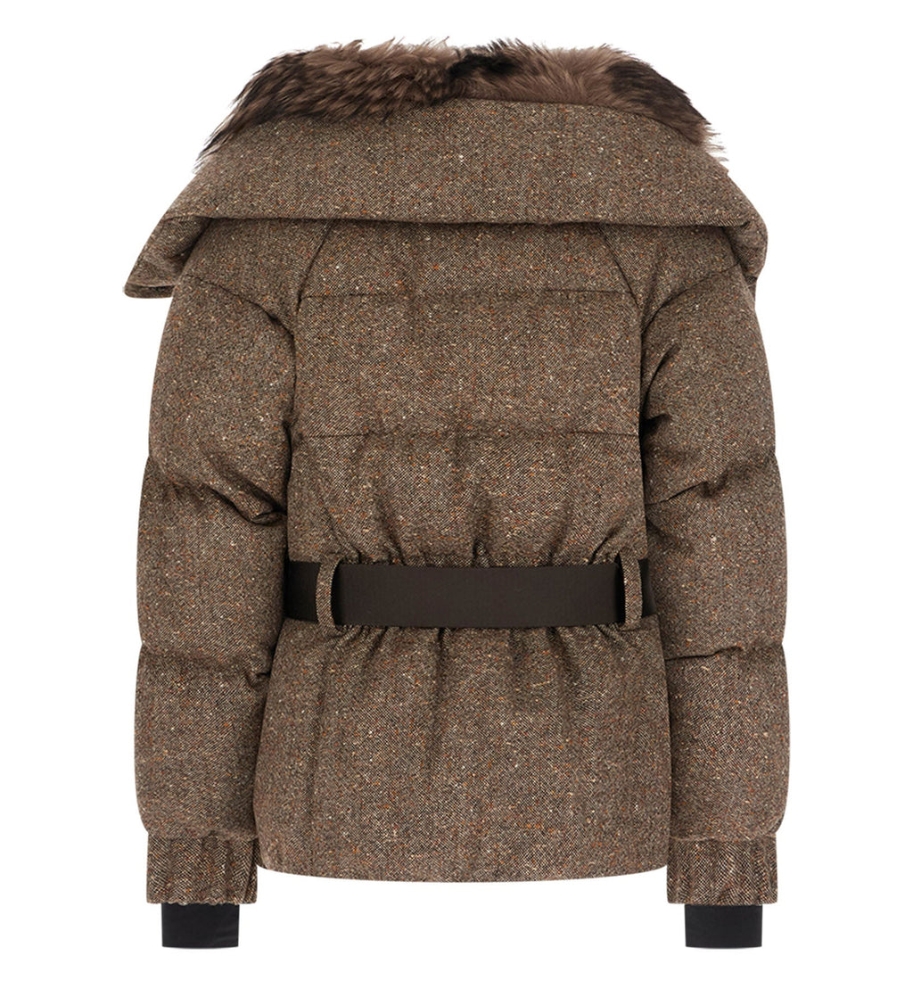 Tweed Down Jacket