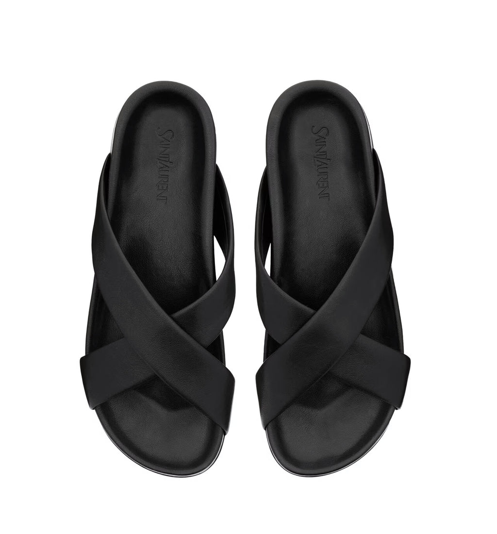 Nichols Slides In Smooth Leather