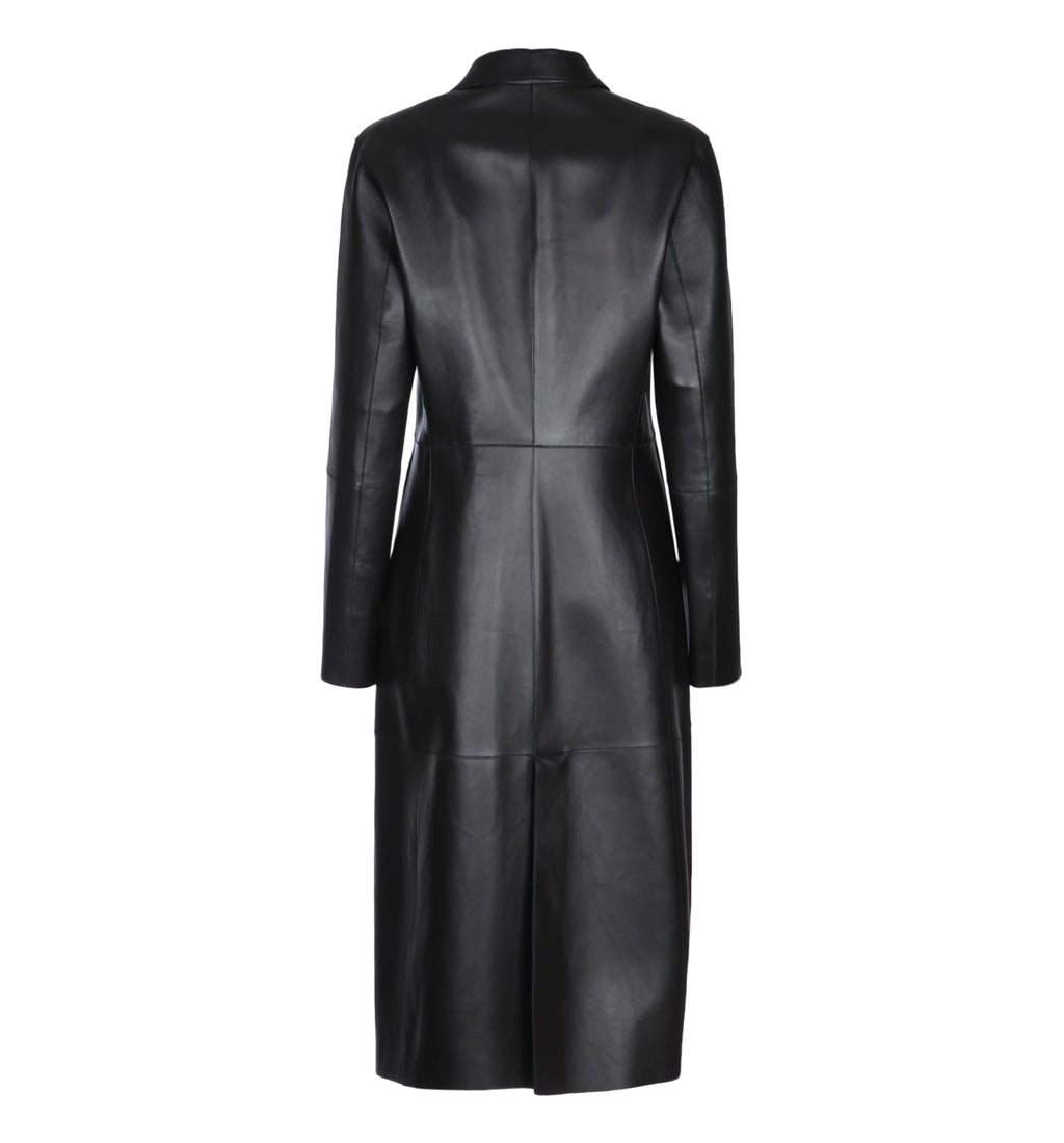 Slim Leather Coat