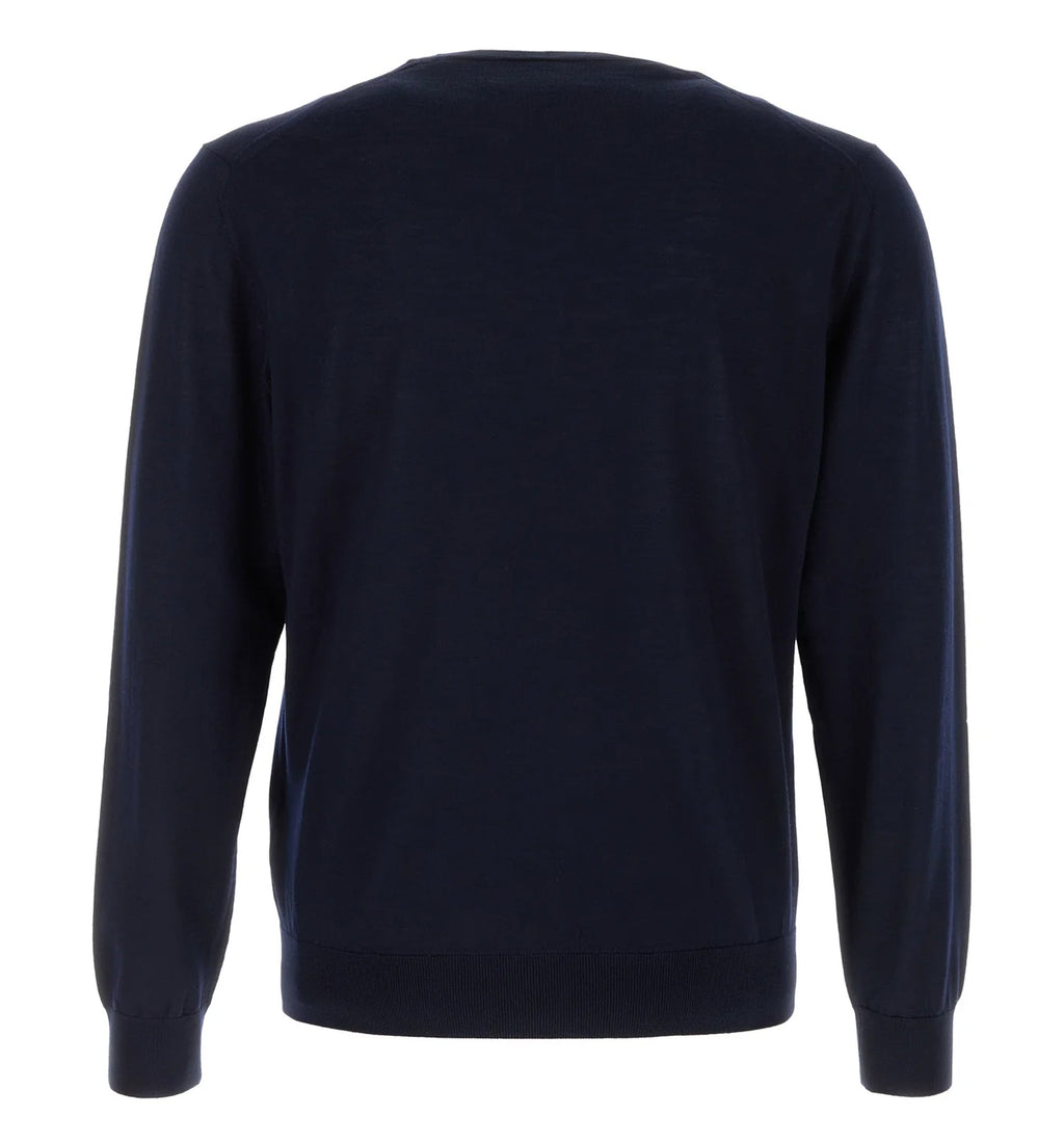 Superfine Wool Crew-neck Sweater