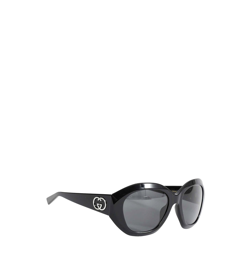 Geometric-frame sunglasses