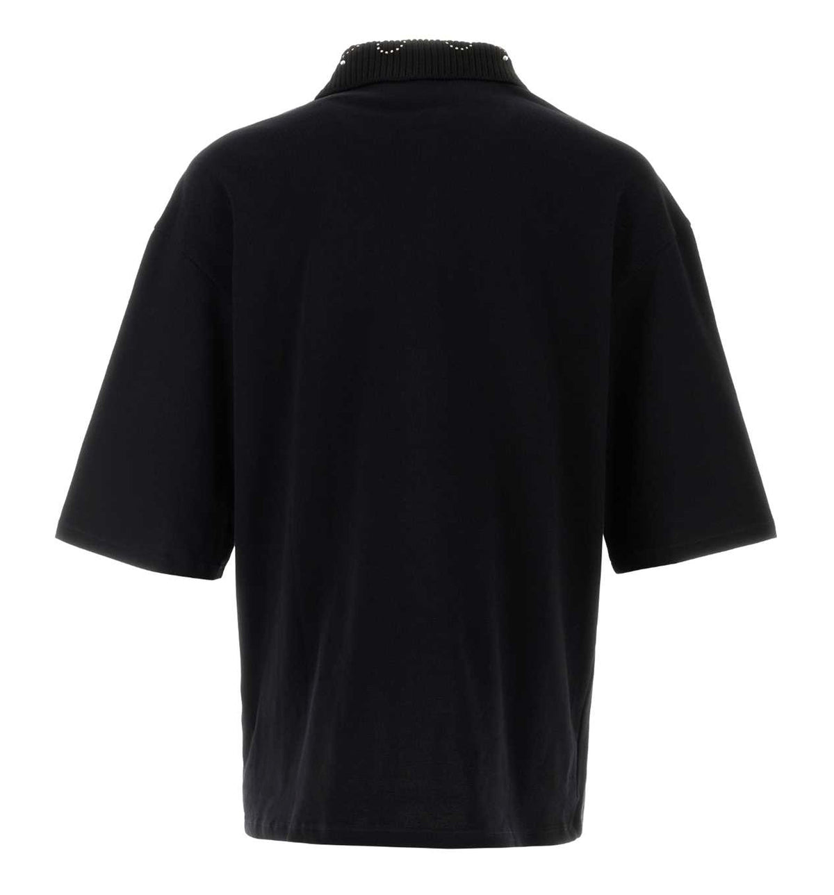 Stud Collar Oversized Polo