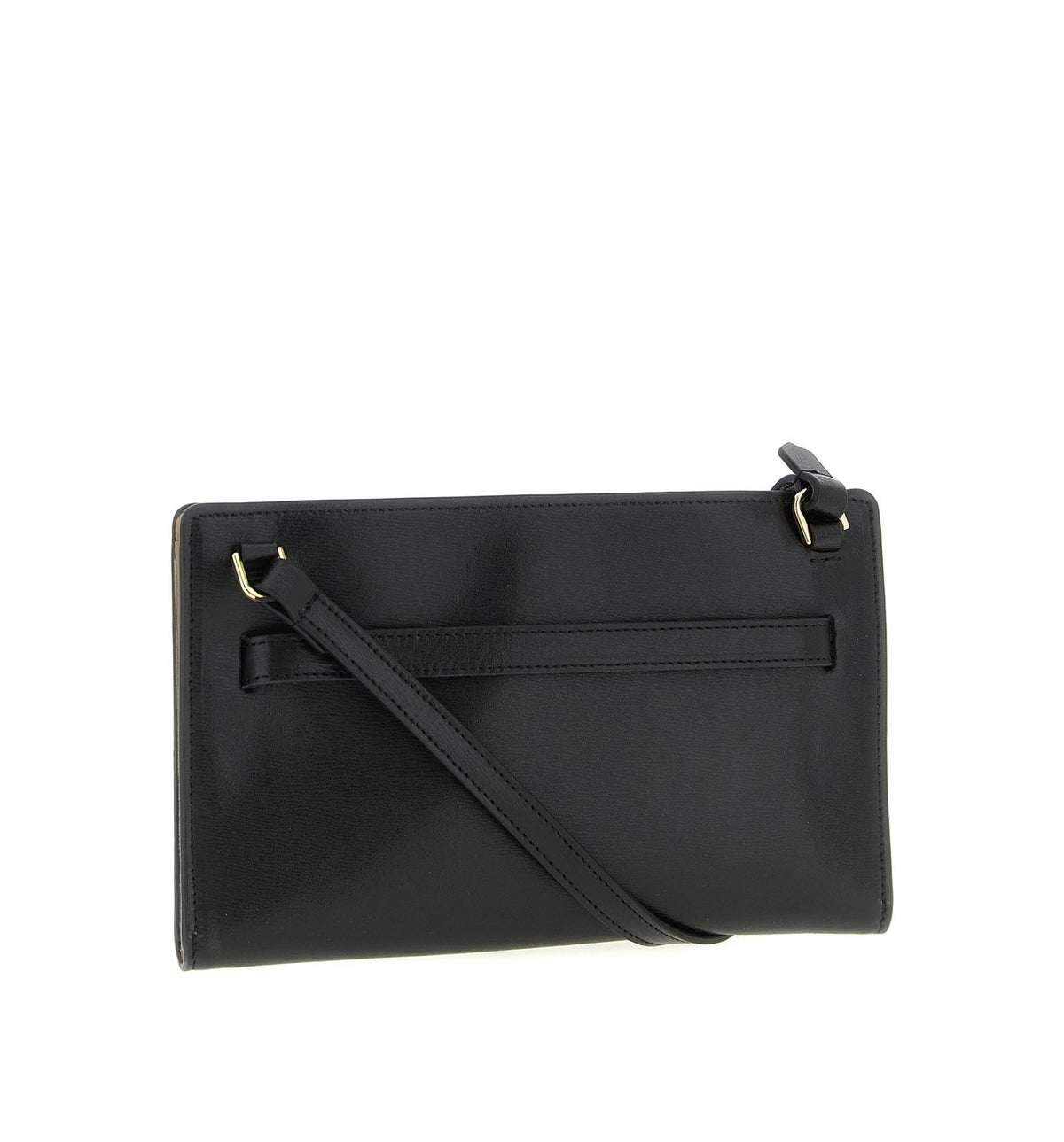 Belted Leather Crossbody Bag
