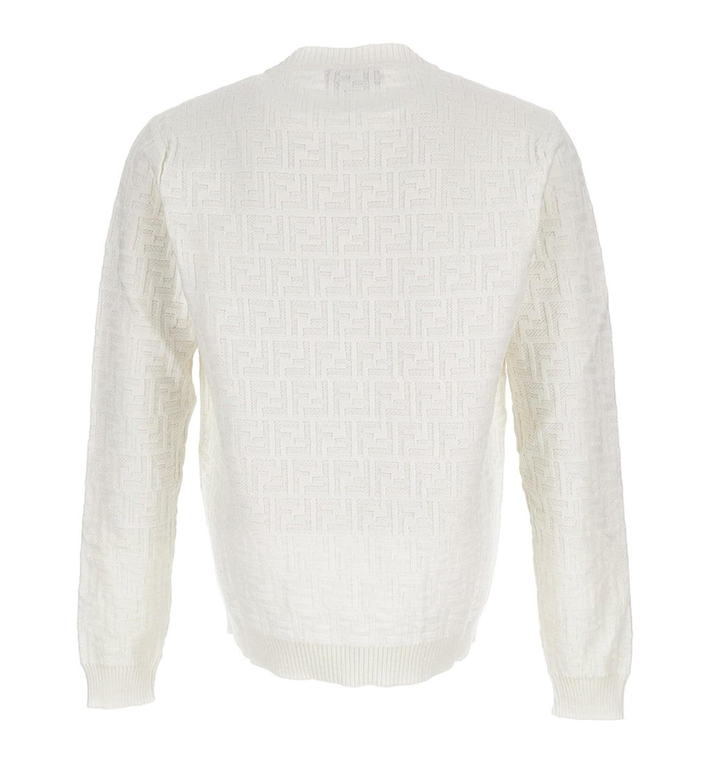 FF Jacquard Cotton Sweater