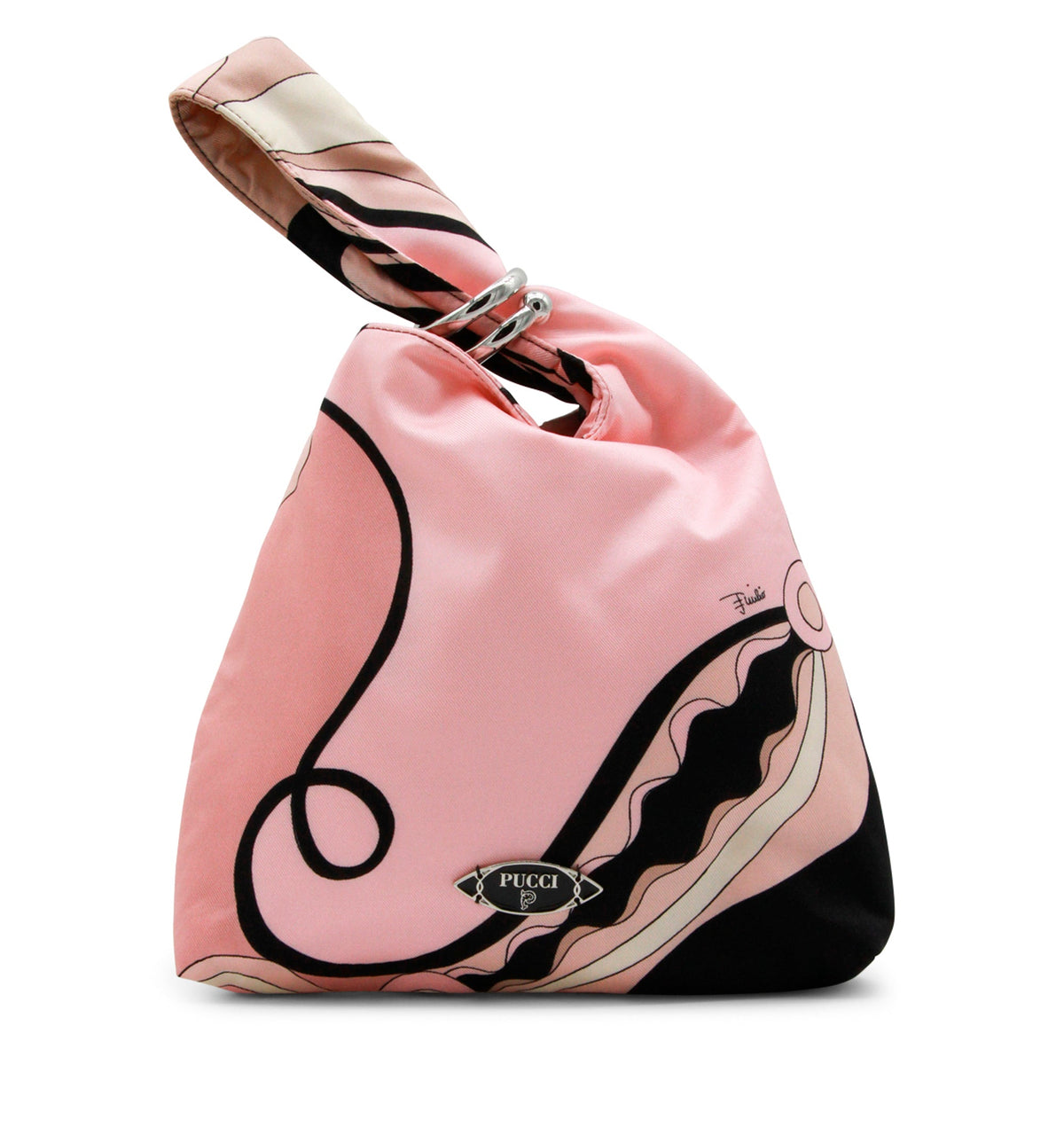 Orchidee Print Emilio Silk Bag