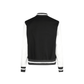 Varsity Jacket In Wool And Leather - Black / White
