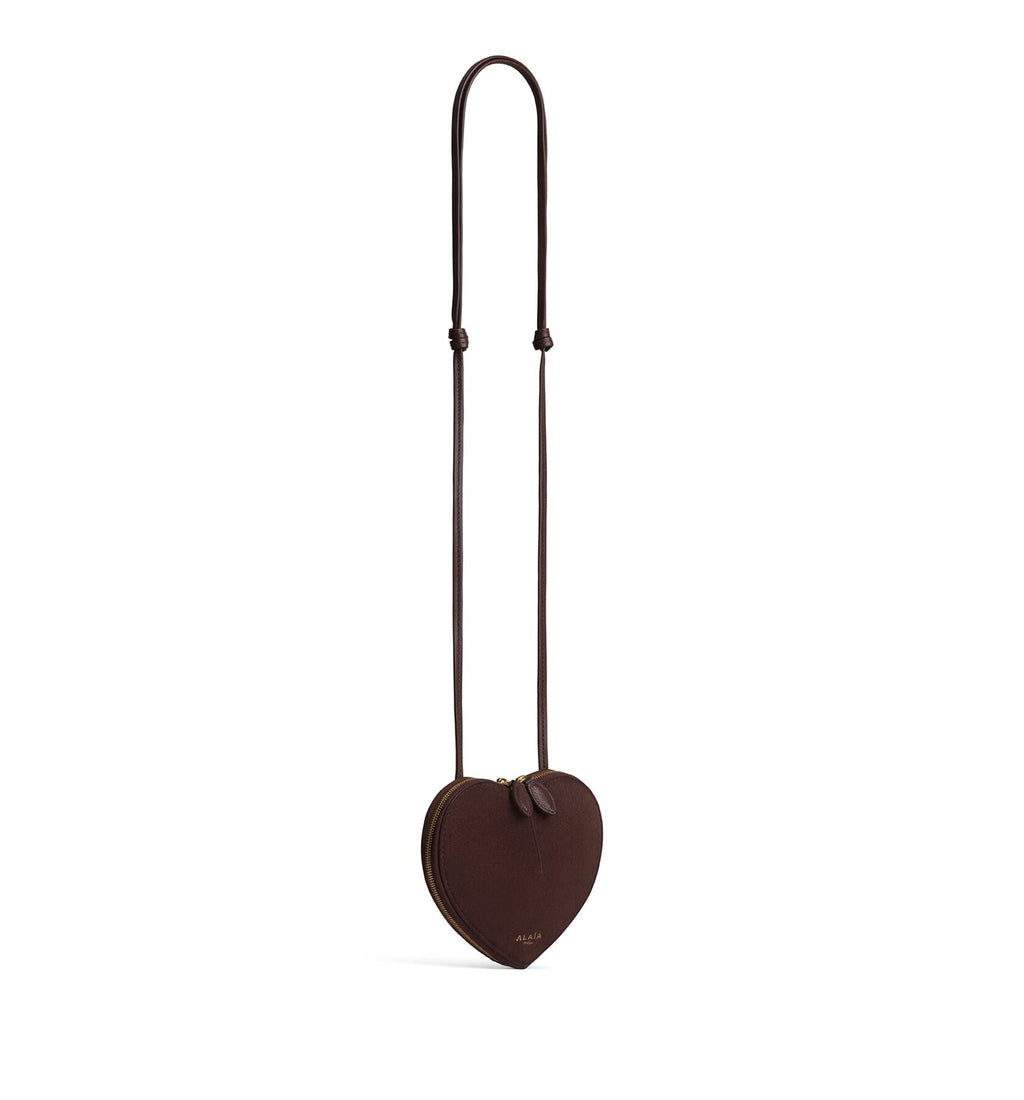 Le Coeur Small Bi-Material Bag In Leather