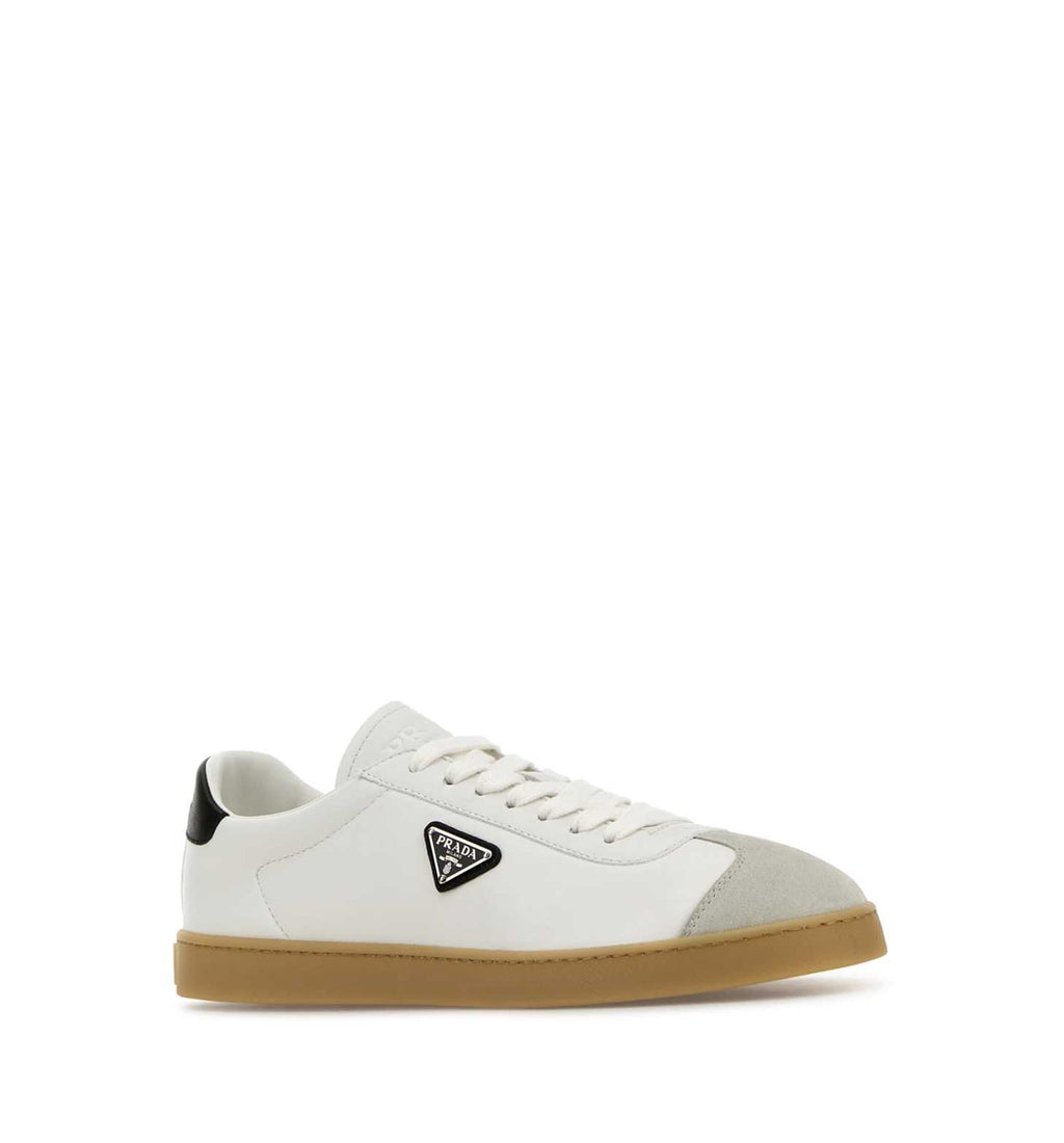 Lane Nappa Leather And Suede Sneakers