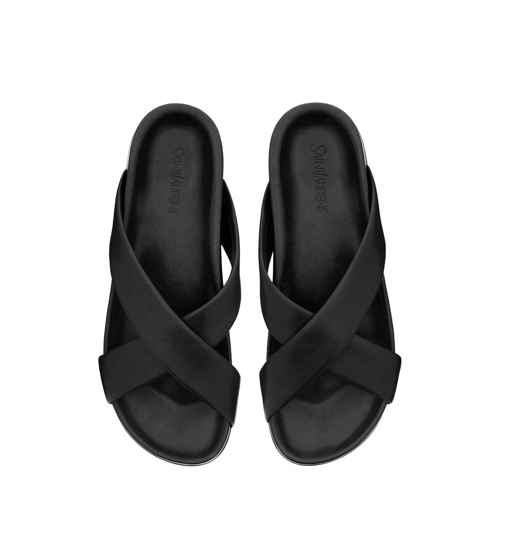 Nichols Slides In Smooth Leather